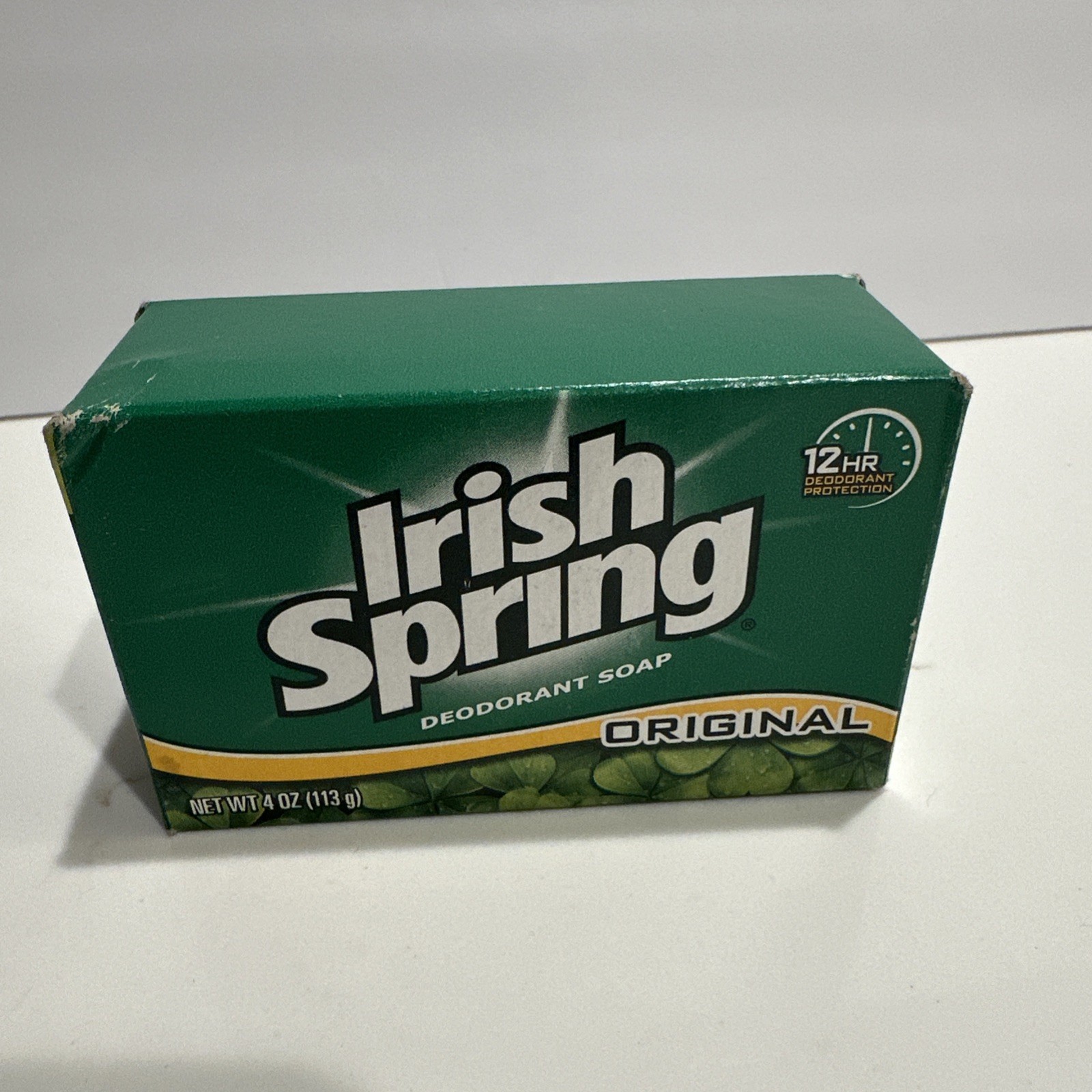 Irish Spring Original Deodorant Bar Soap, 4.0 Ounce Bath Size – Single Bar