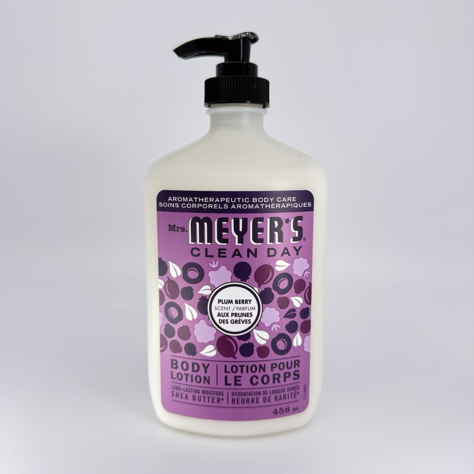 Mrs. Meyer’s Clean Day Hand Body Lotion Plum Berry Scent 16 oz / 458 mL DISC