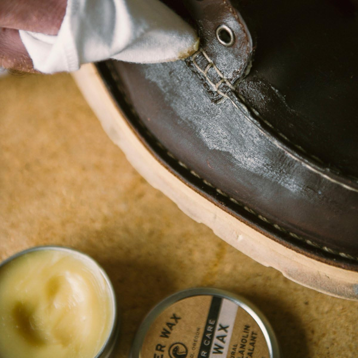 Boot Wax | 2Oz | All-Natural Leather Waterproofer | Made in USA