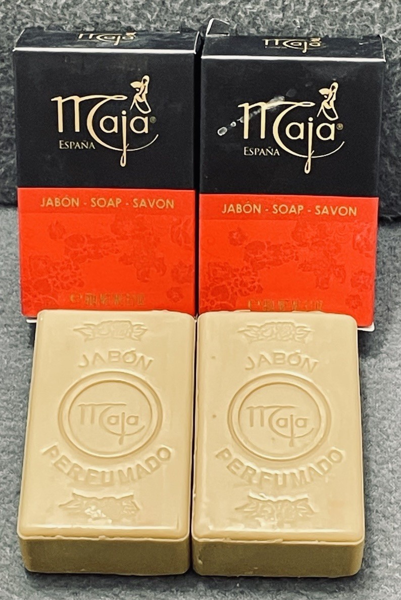 MAJA Jabon Soap Savon 3.1 oz Set of 2 NEW IN BOX Beautiful Fragrance