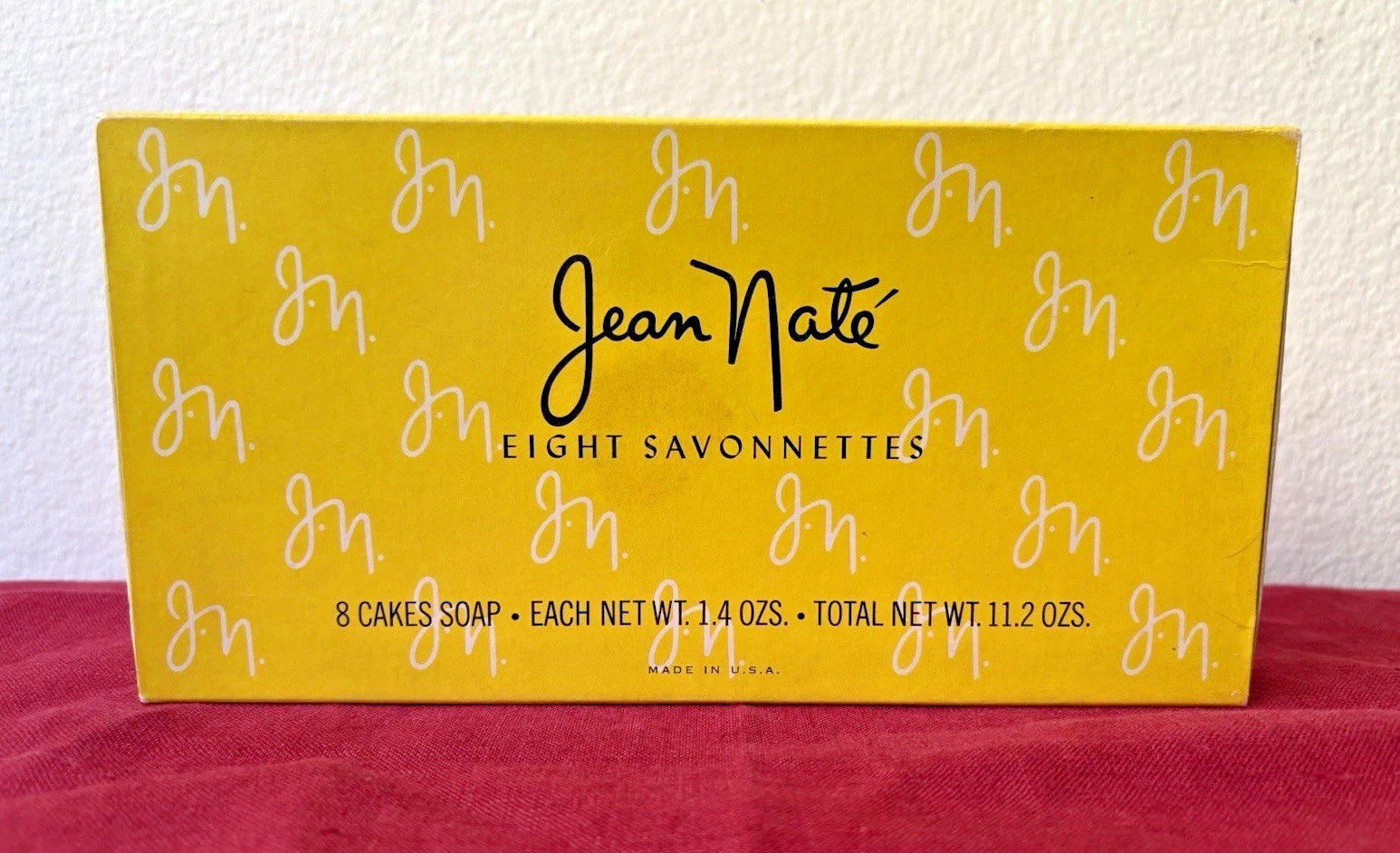 Vintage Jean Nate Savonnettes 7 New Perfumed Soap Cakes 1.4 oz each Made in USA