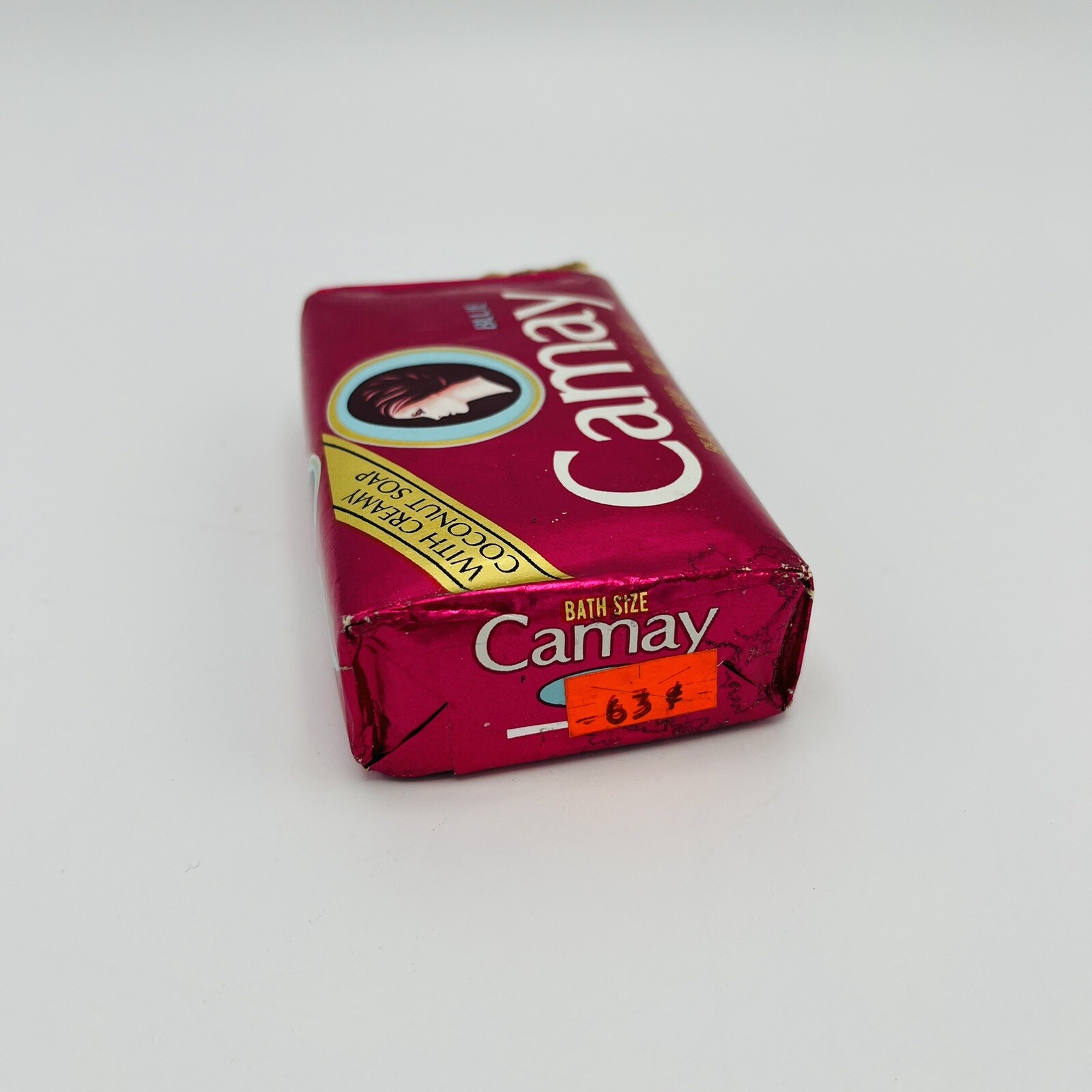 N.O.S. 80’s 1983 CAMAY Soap Bar Blue 5 OZ Pink Coconut Soap Movie Prop