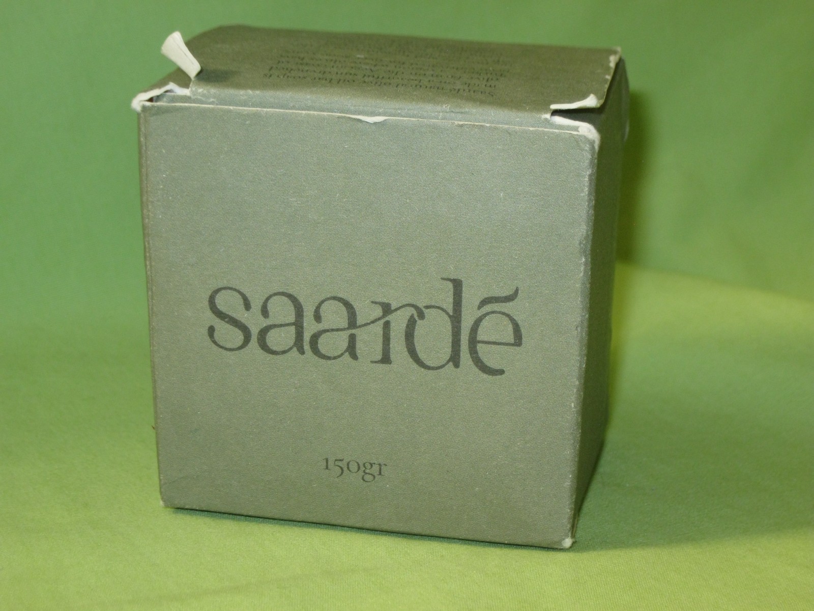 SAARDE Andalusia NATURAL OLIVE OIL BAR SOAP 150gr Eucalyptus Lemon Patchouli