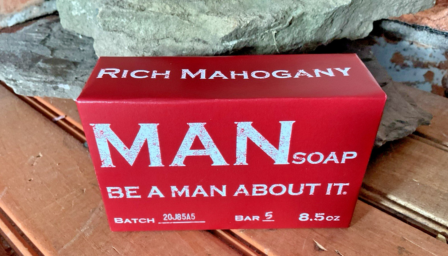 Small Batch “Rich Mahogany” Handcrafted “Be a Man About it” Soap…Ships Free!