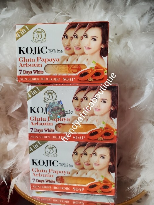 2pcs. Kojic-White Gluta Papaya soap (4in1) 160g X 2