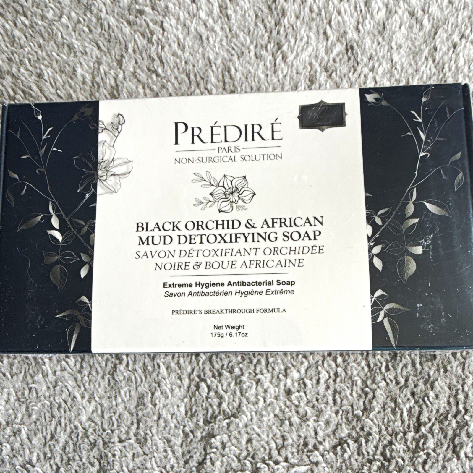 PRÉDIRÉ Paris Black Orchid & African Mud Soap Antibacterial Detox 175g PSB002