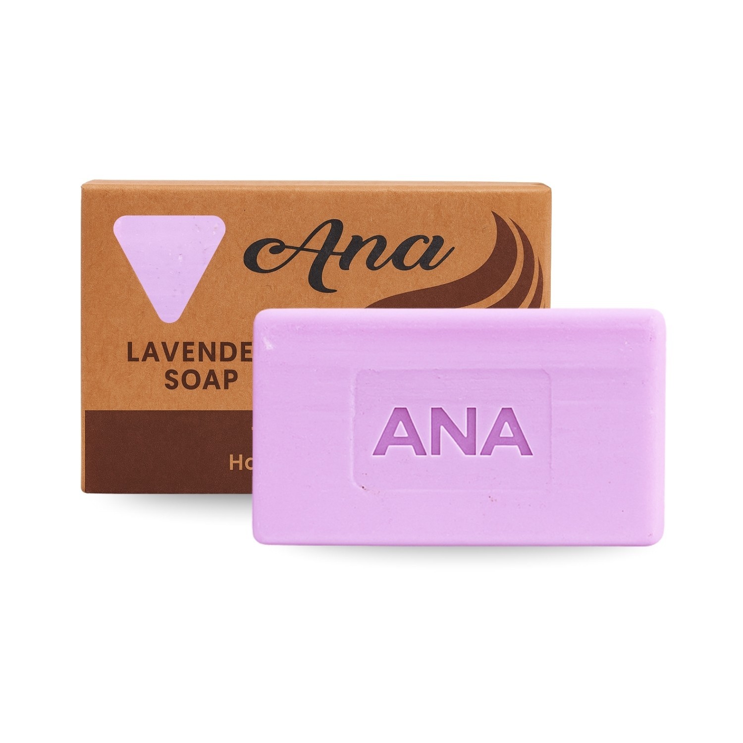 100% Natural Ingredients Handmade Lavender Soap for Body and Face Wash Daily Use