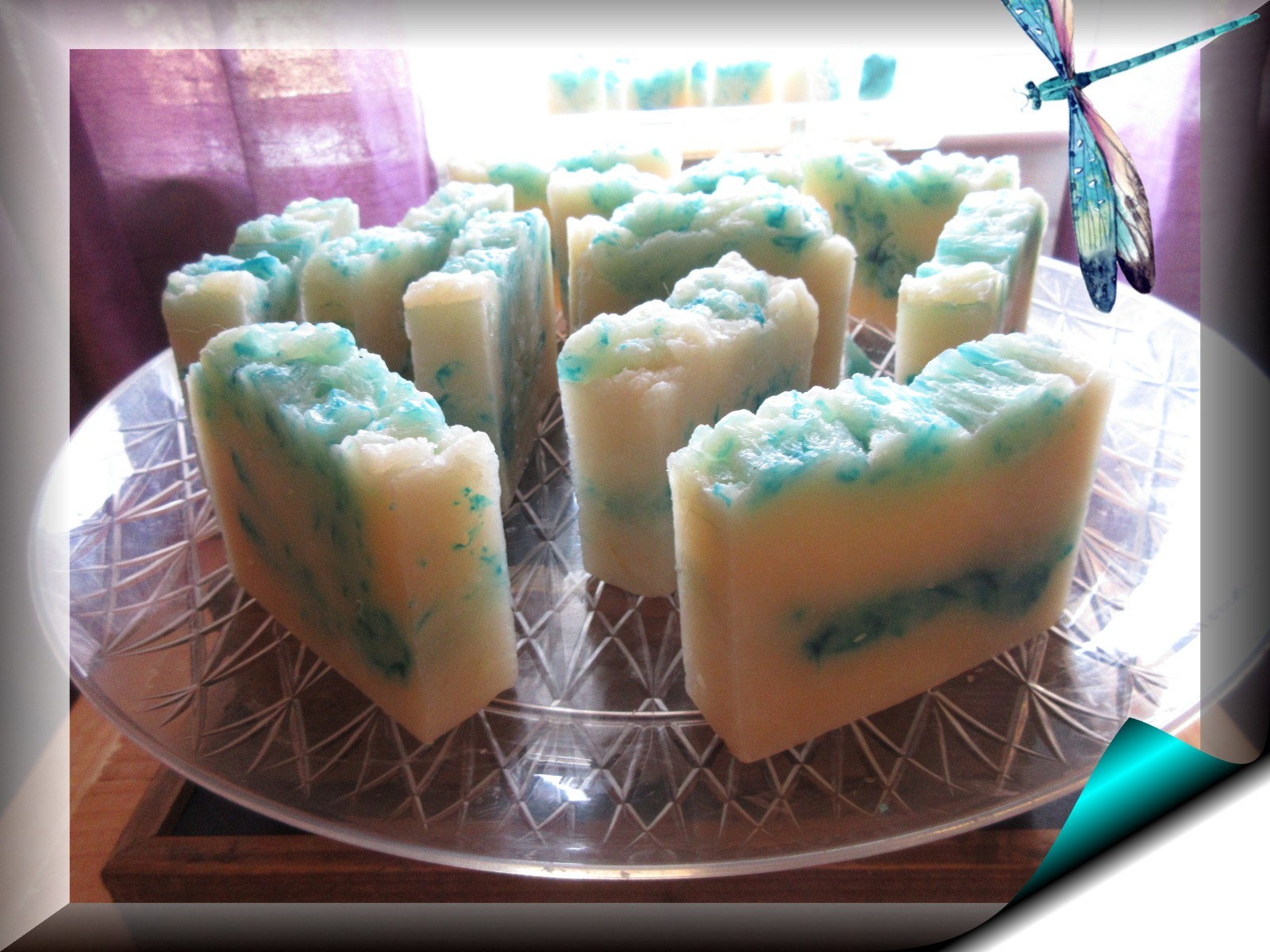 Handmade soap with Organic Shea butter aloe vera