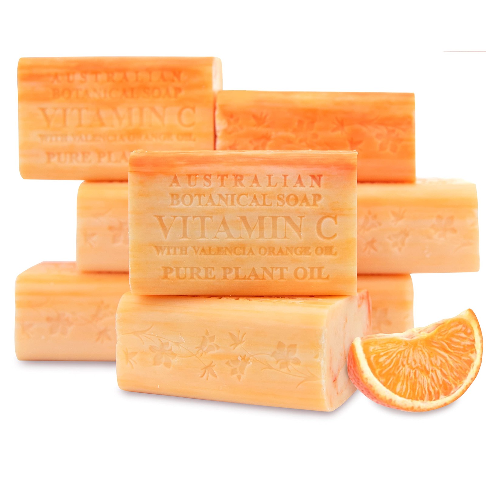 Australian Botanical Soap, 6.6 OZ, Vitamin C and Valencia Orange, Triple Mill…