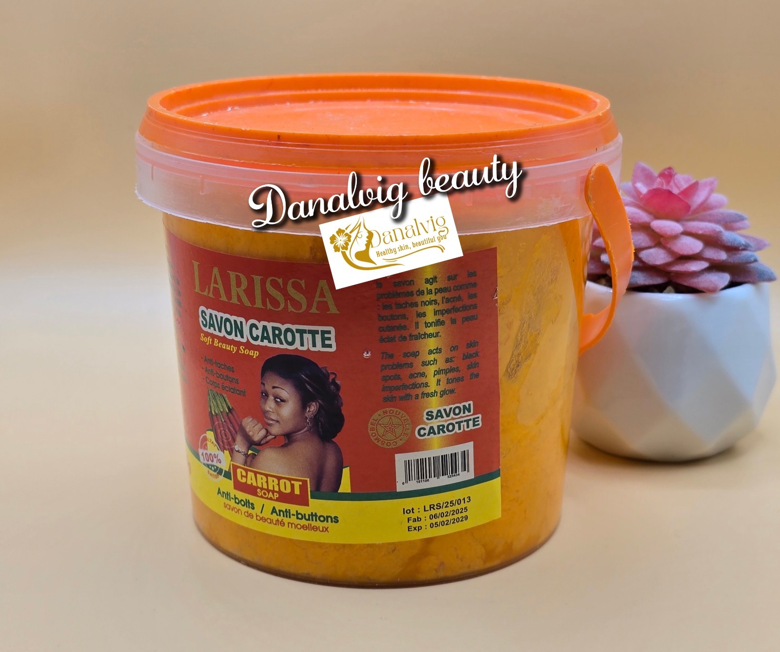 NEW LARISSA CARROT SOAP 700gG