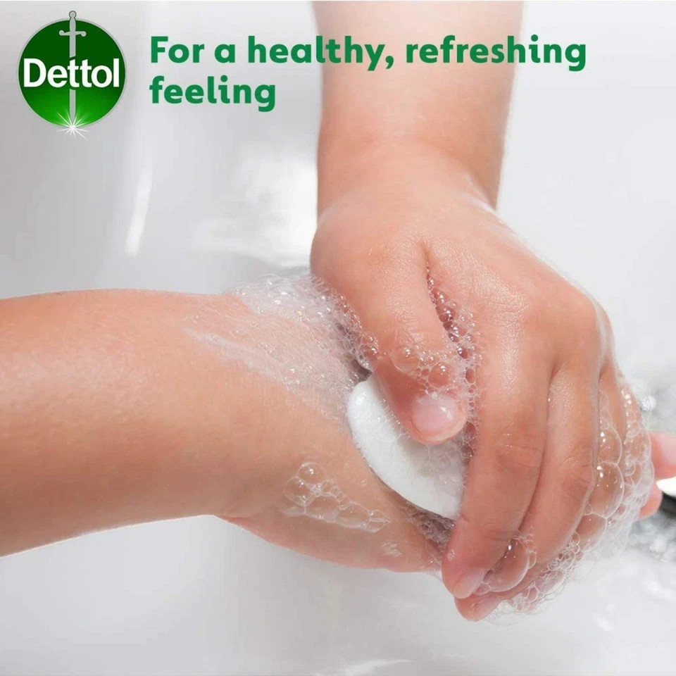 Pack of 8 Dettol Skincare Antibacterial Soap Bar 110g Moisturizing Bath Soap