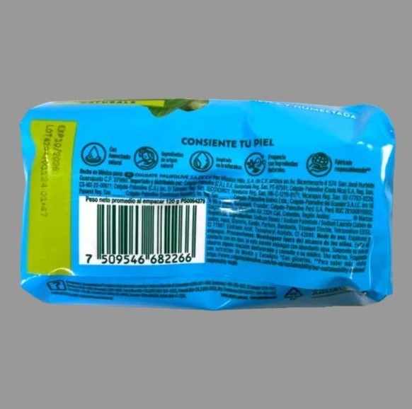 2PK-Palmolive Naturals Mint & Eucalyptus Bar Soap 120g Moisturizing 100% Mexican