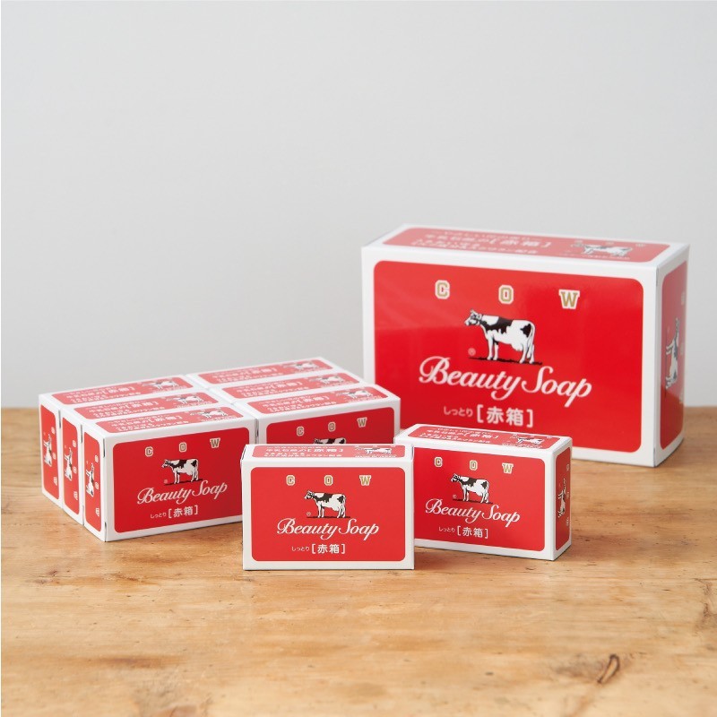 Cow Brand Beauty Soap Red Box Moist 125g x 2pcs Japan F/S
