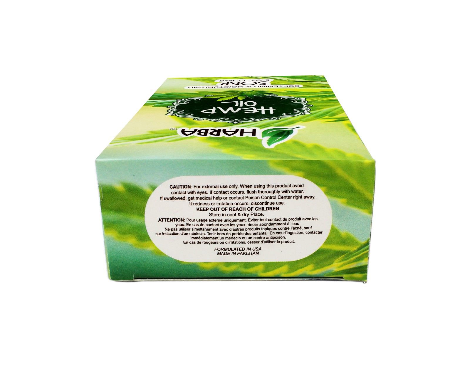 Harba Bath Soap Hemp Oil, Softening & Moisturizing, 5 OZ (142g) – 5 Pack