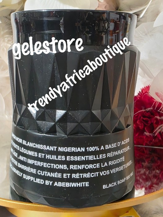 AUTHENTIC Abebi pure Organic Glutathion lighting Nigeria BLACK SOAP 600g x 1.