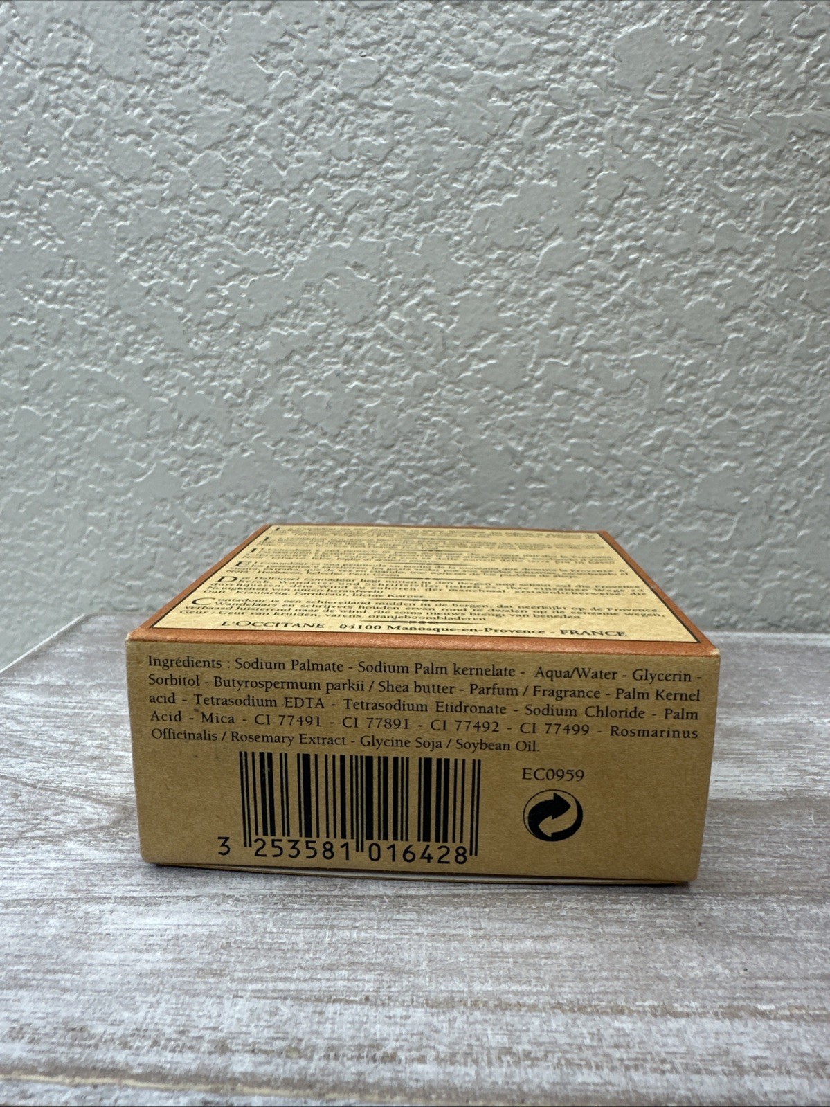L’OCCITANE Eau Du Contador Bath Soap 5.5OZ SEALED BAR FAST SHIP