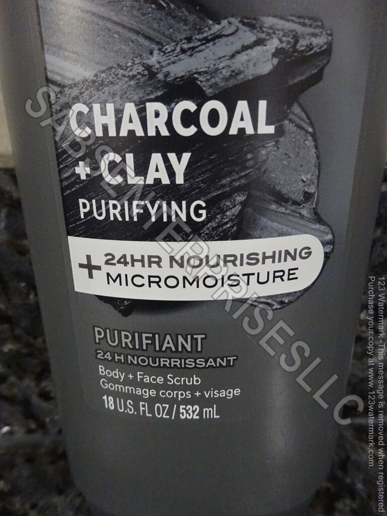 4 Dove Men + Care CHARCOAL + CLAY Purifying Body + Face Scrub Wash 18 FL oz. NEW