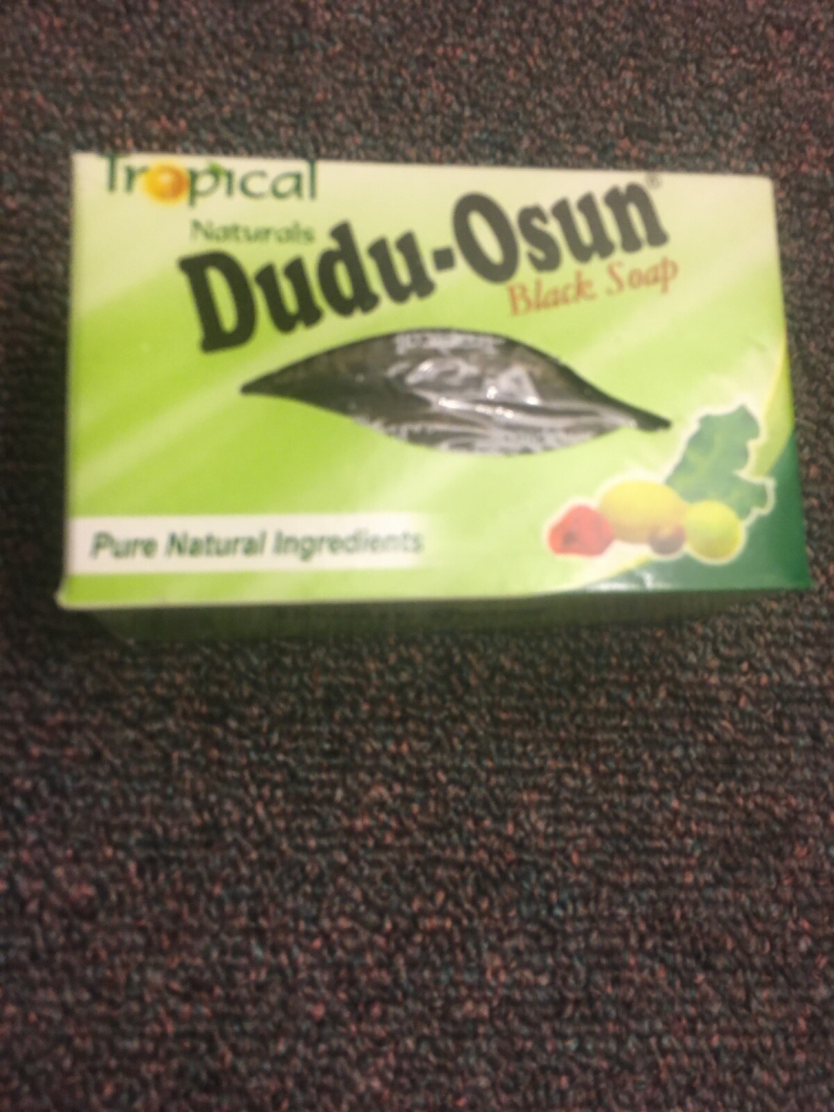 100% All Natural Dudu Osun Black Soap Anti Acne,Fungus,Blemish,Psoriasis