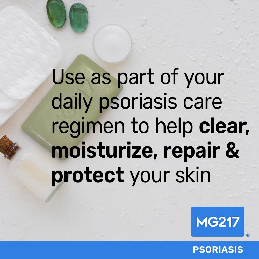 MG217 Psoriasis Dead Sea Exfoliating Bar Soap, Repair & Protect with Dead Sea