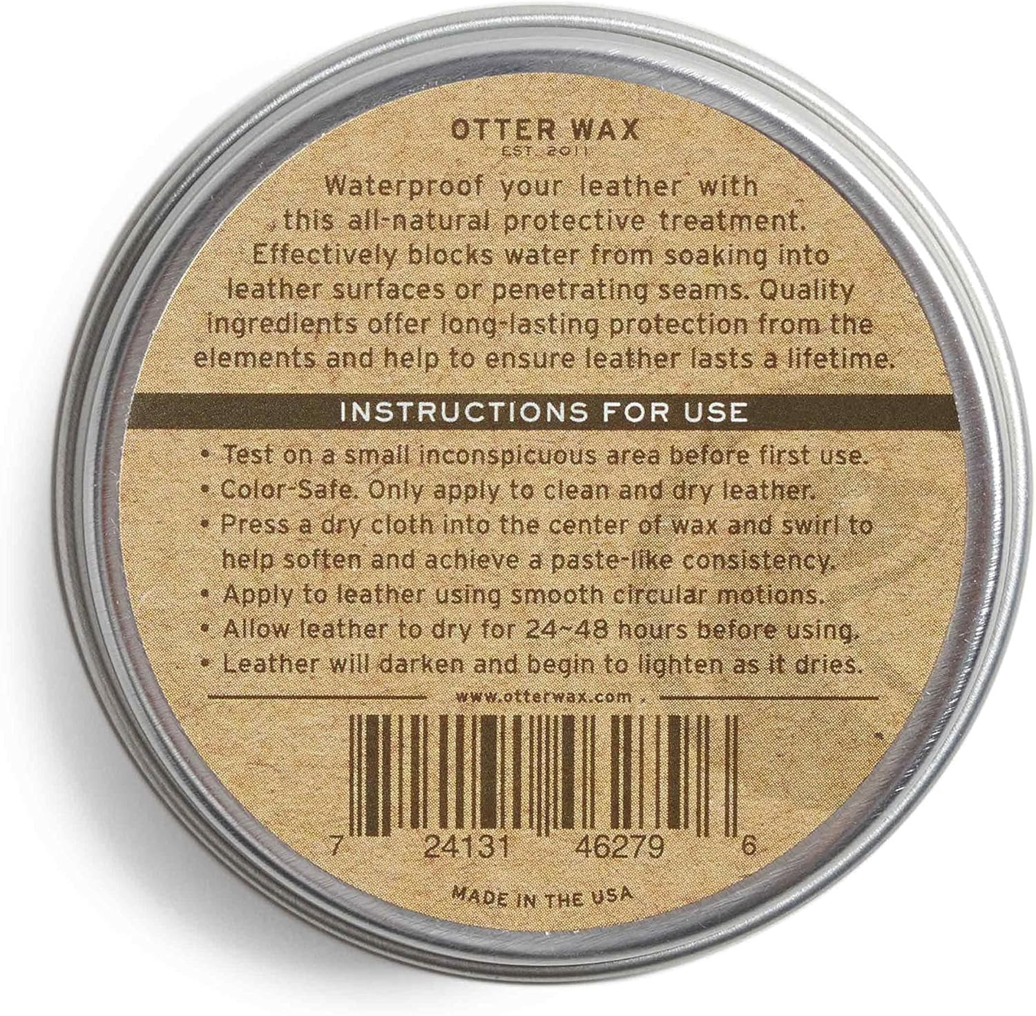Boot Wax | 2Oz | All-Natural Leather Waterproofer | Made in USA