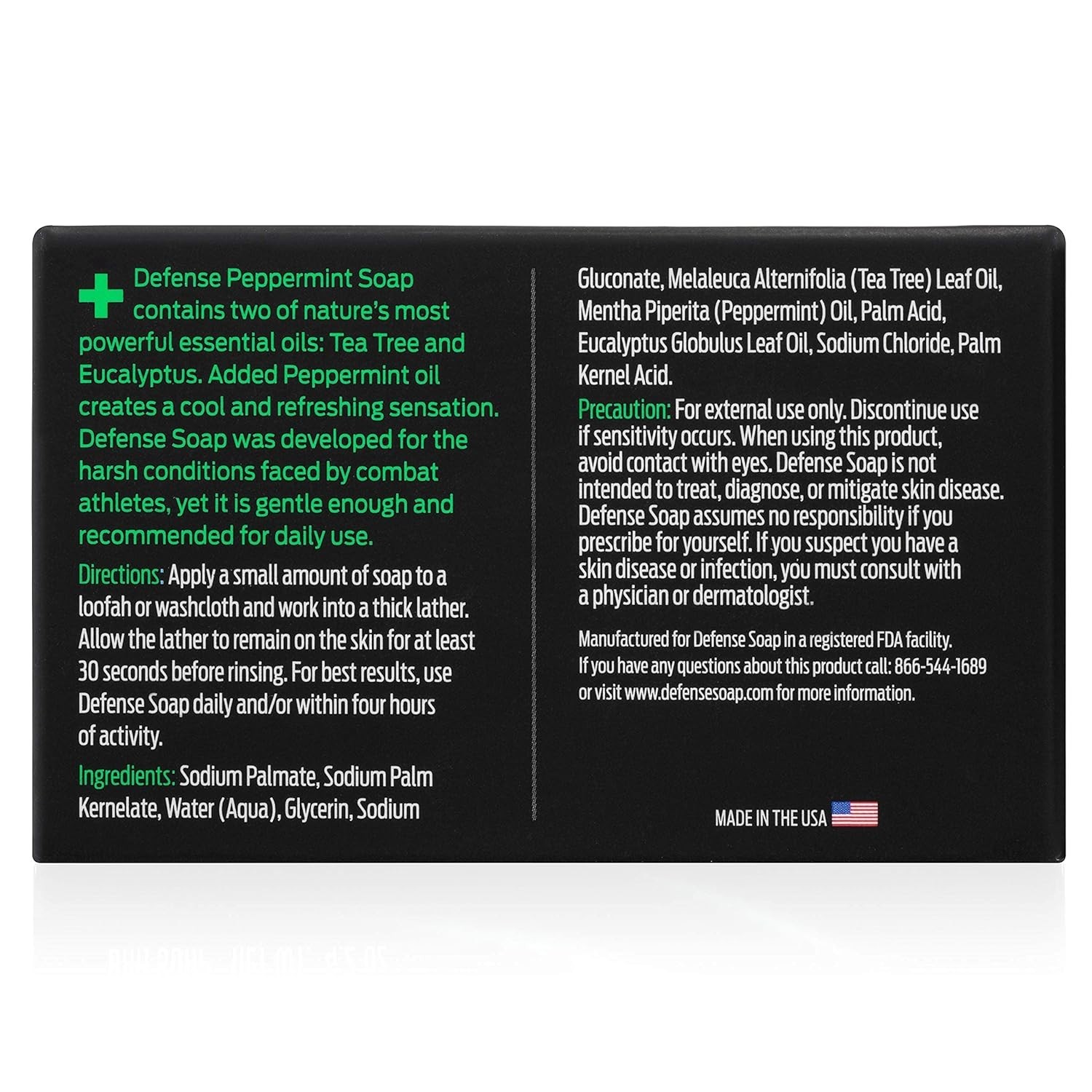 Gentle Men’s Peppermint Bar Soap with Tea Tree Eucalyptus Oil Natural