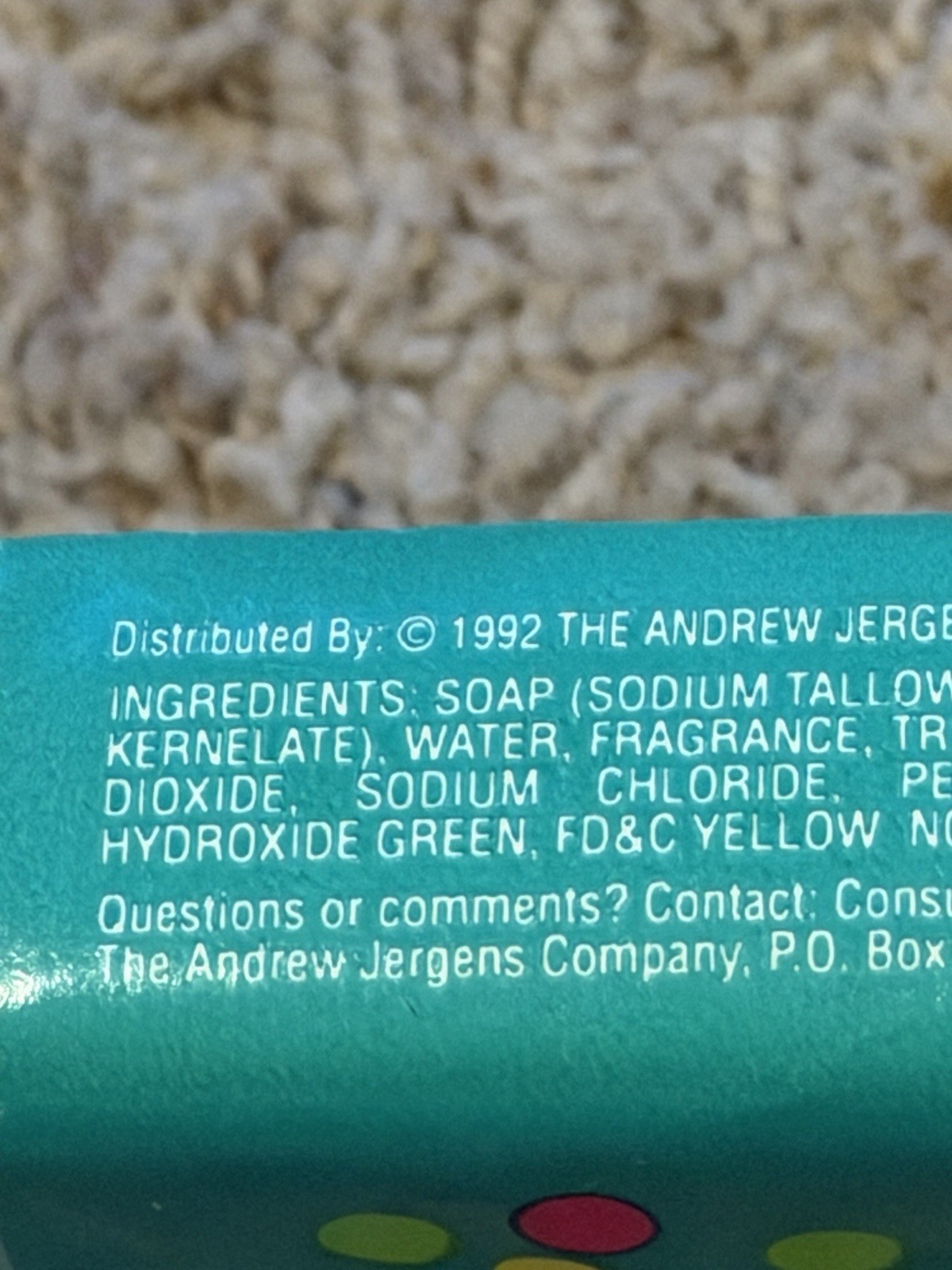 VTG 1992 Fiesta Refreshing Deodorant Soap Bar, Regular 3.25 oz for Body & Hands
