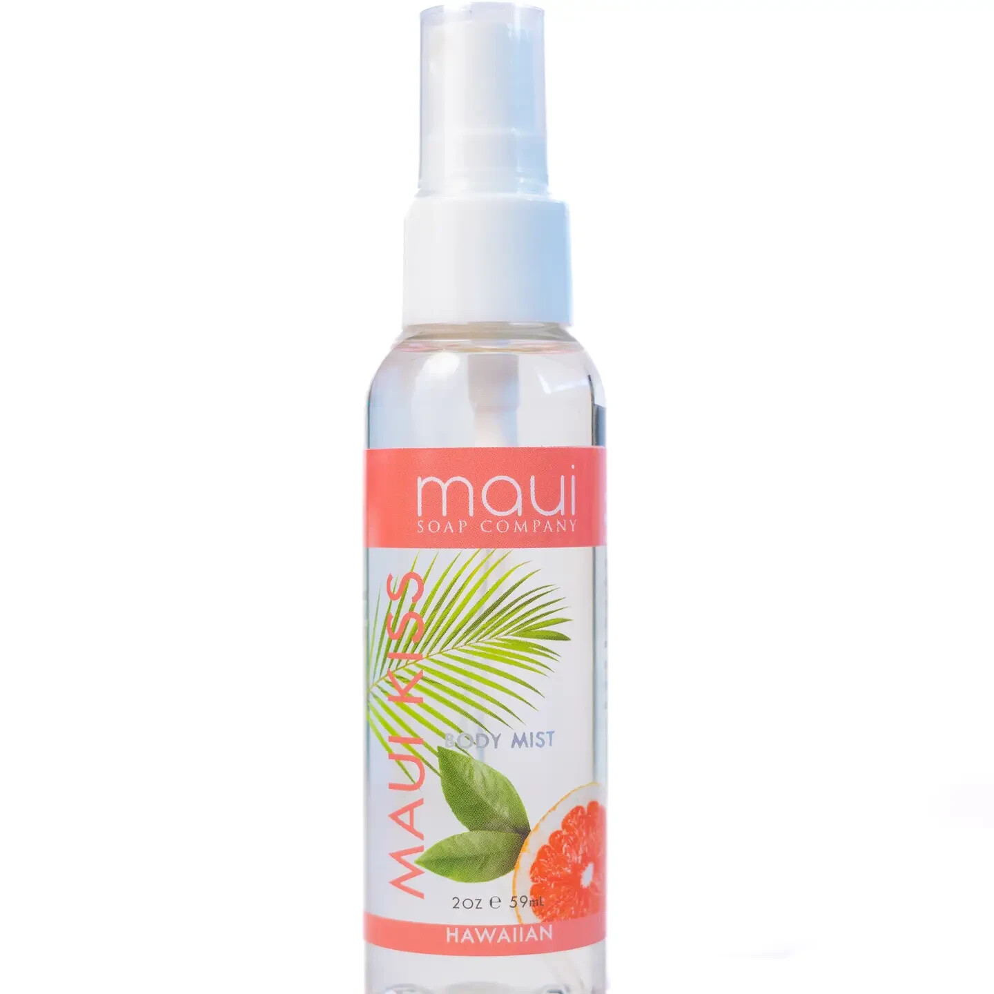 Maui Soap Co – Maui Kiss Hawaiian Body Mist – Alcohol-Free & Hydrating 2 Oz