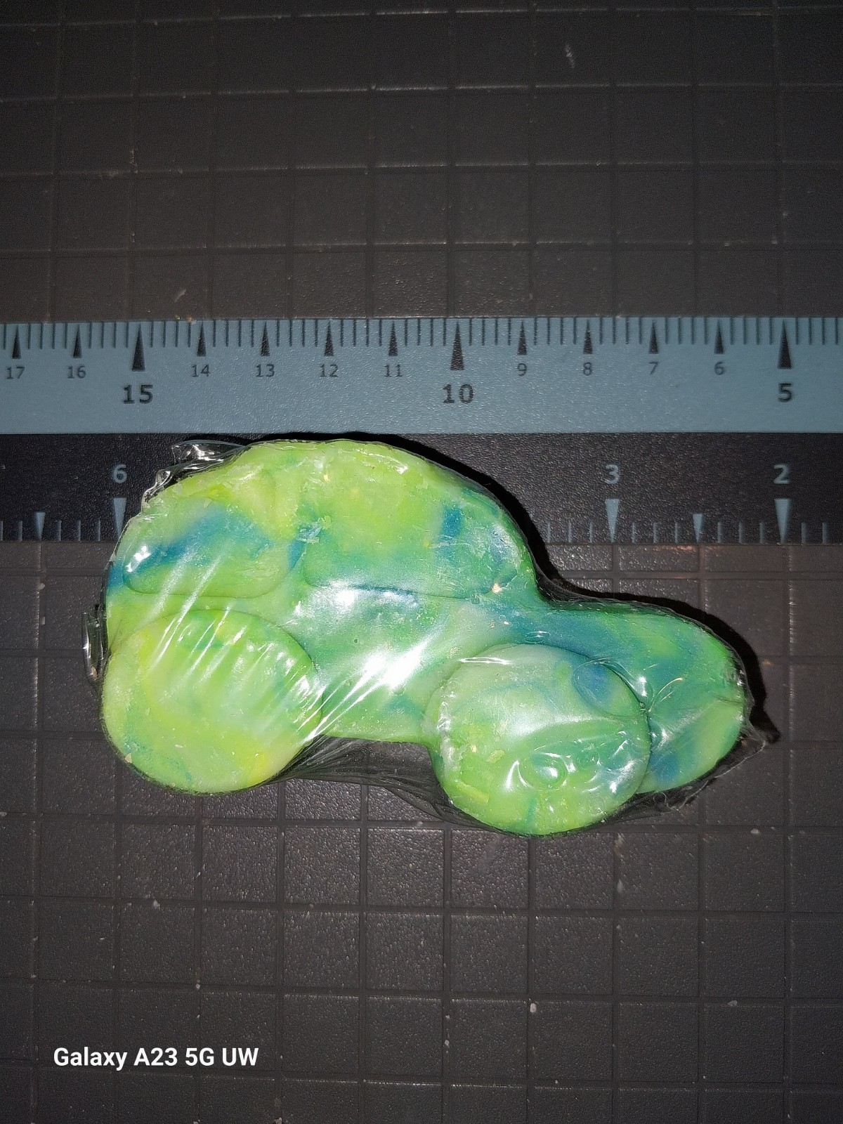 Green Marbled Car Handmade Soap Bar for Kids Handmade Soap