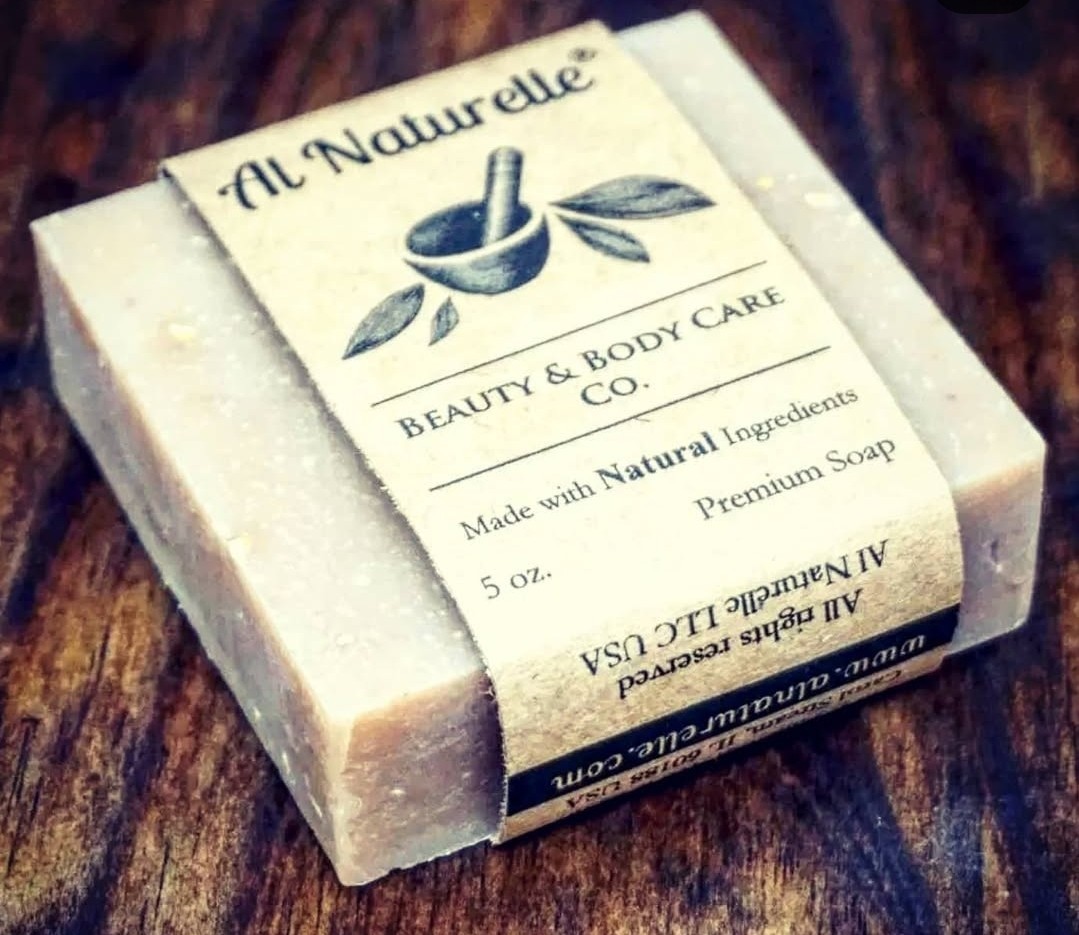 All natural 2 soaps by Al Naturelle ( Goats and Oats/ Refreshing Aloe)