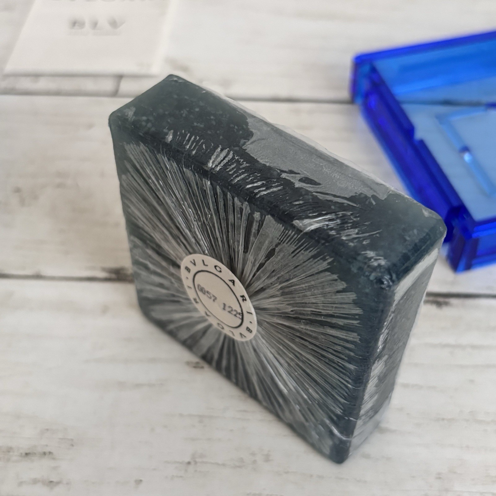 Bvlgari BLV Pour Homme Bar Soap Vintage Discontinued Case/Soap Dish