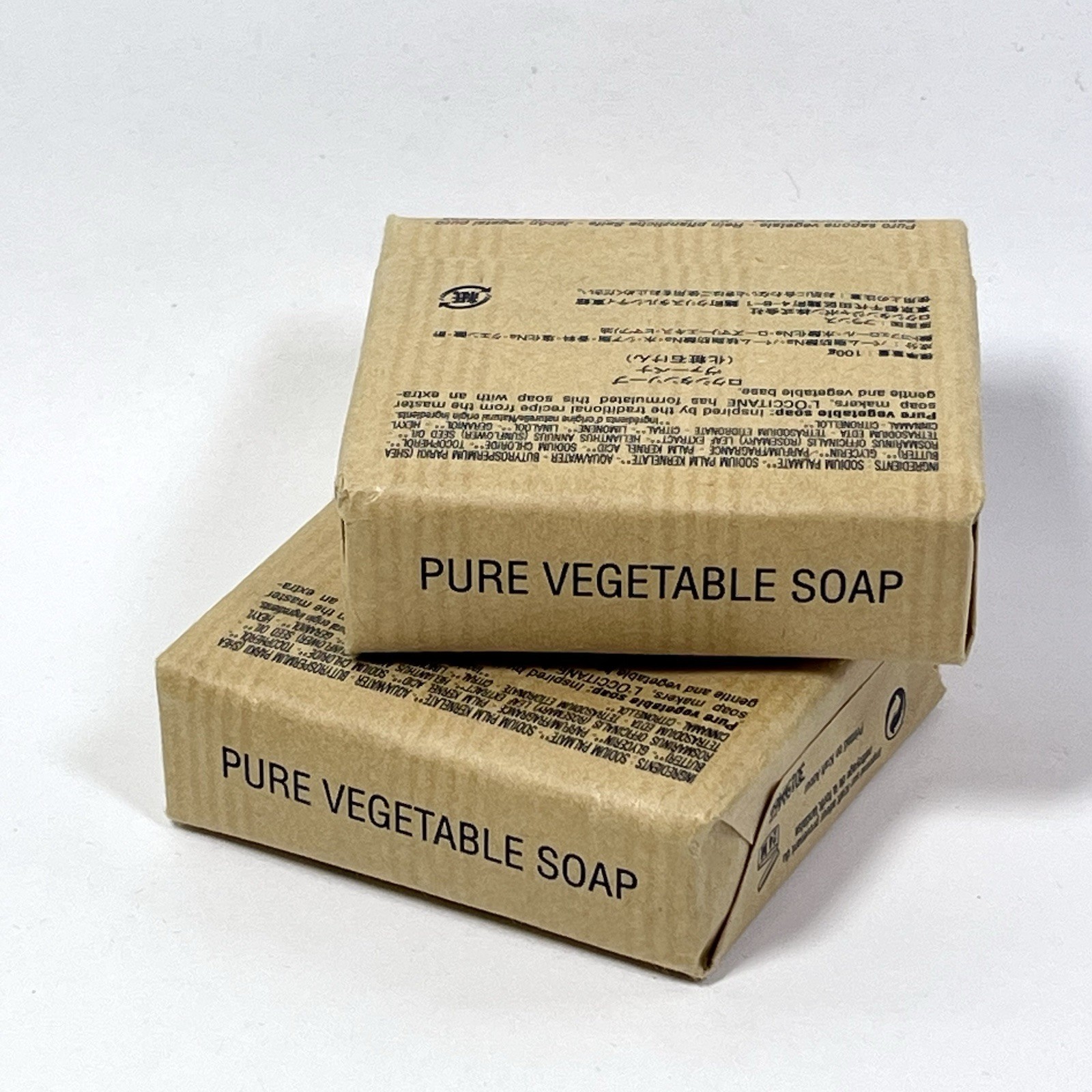 2 L’Occitane En Provence Shea Verbena Extra Gentle Vegetable Soap 3.5oz 100g NEW