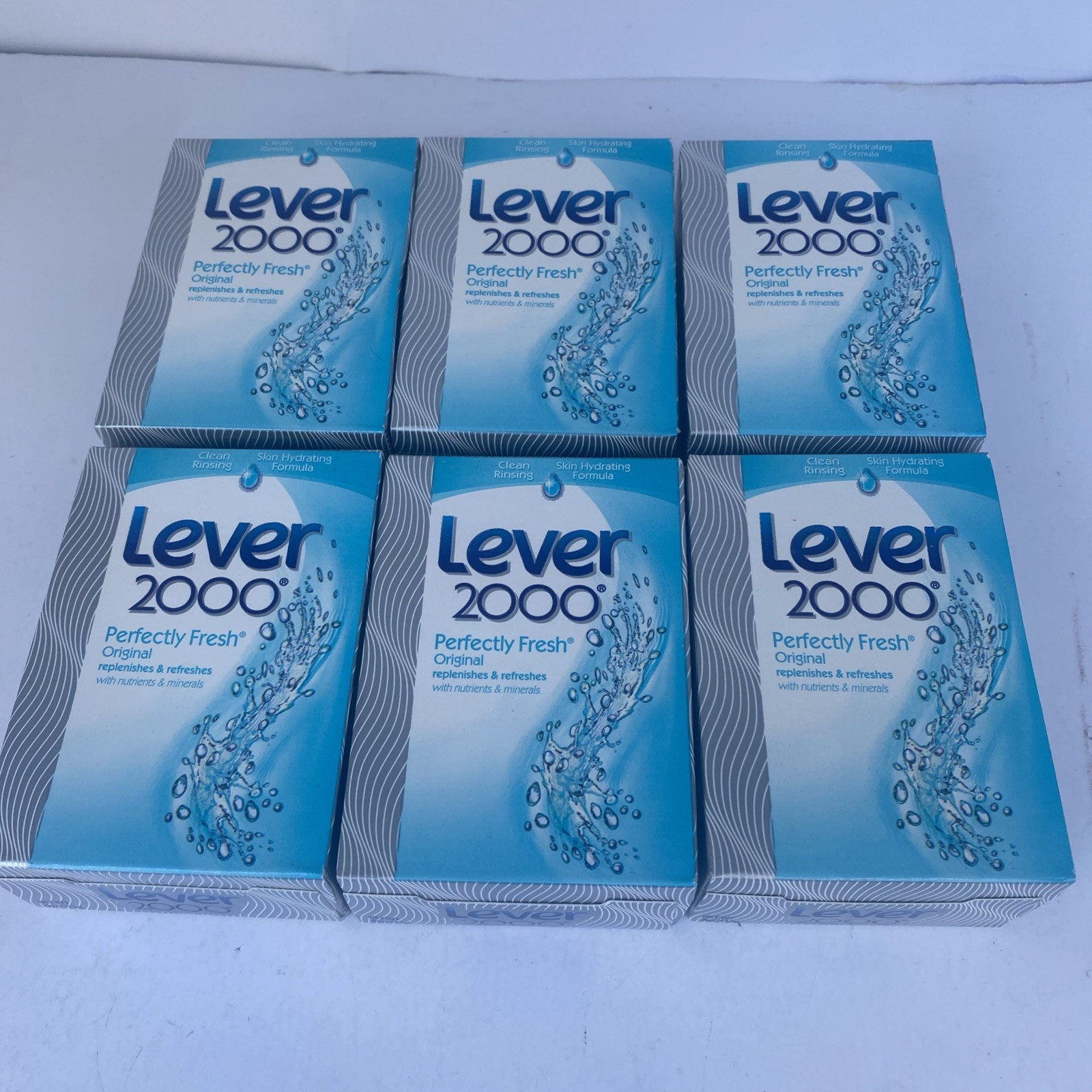 Lever 2000 Original Bar Soap 4oz – LOT OF 6 – Perfectly Fresh – Full Size Bar