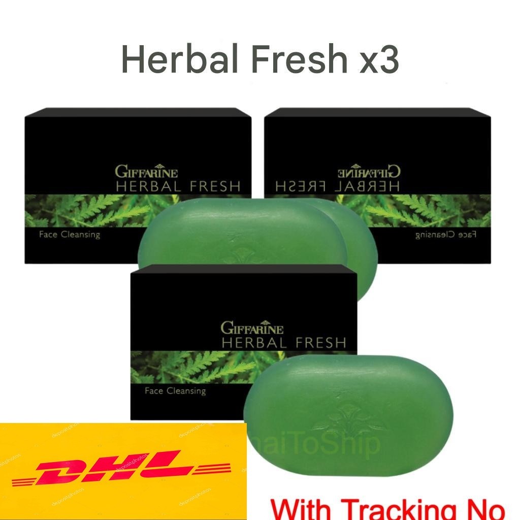 3 X 70G Herbal Fresh Honey Facial Soap Nourishes and Leave Skin Fresh and Soft