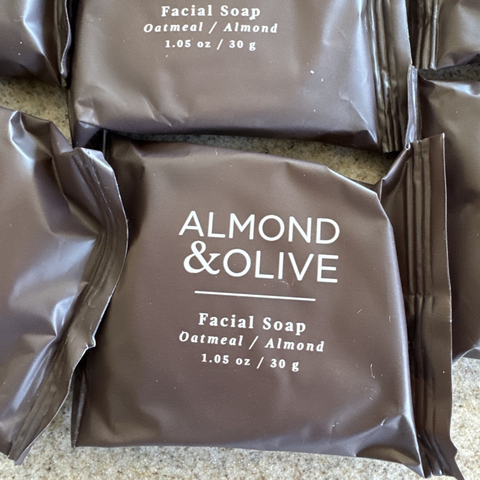 64 Almond & Olive Facial Soap Oatmeal Almond Travel Size Airbnb Hotel New