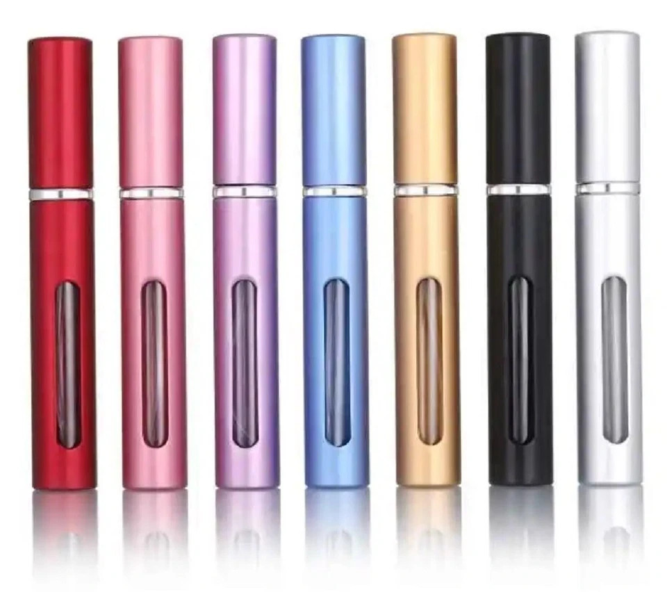 3 Pack 10ml Perfume Atomizer Bottles Refillable Travel Spray Pump Set Leakproof