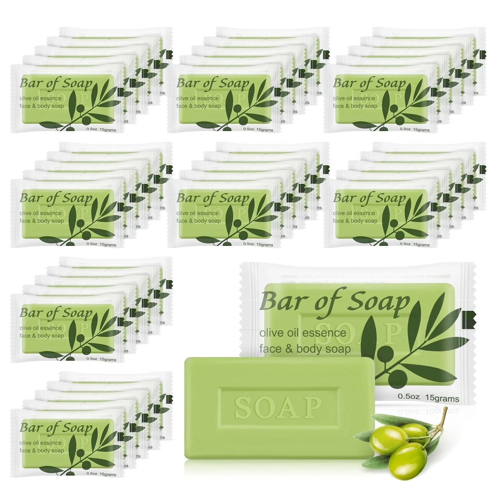 Bulk Bar Soap Travel Mini Soap Bars Bulk 0.5 oz,Guest Soaps Small for Bathroo…