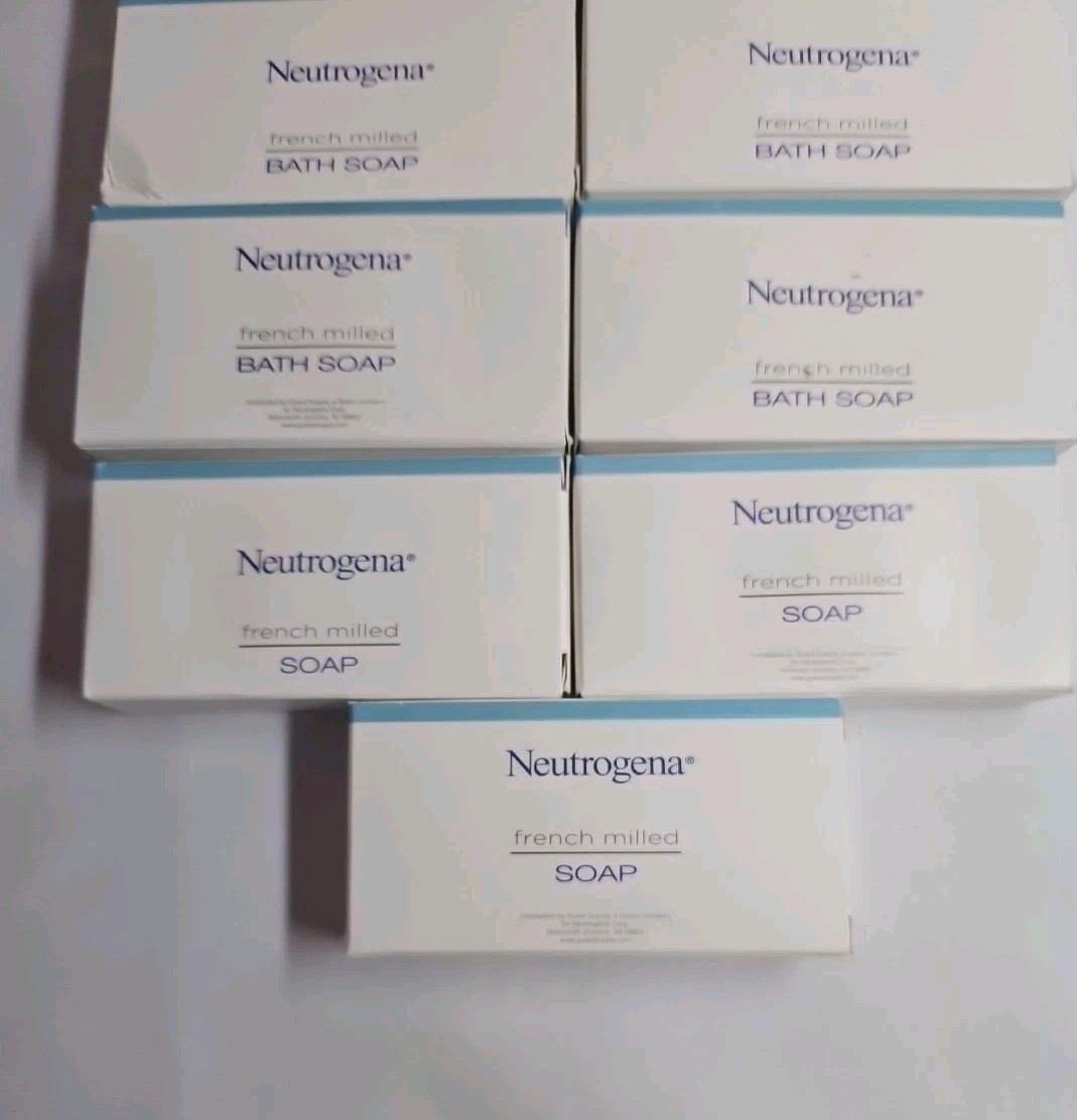 9-Pack NEUTROGENA French Milled Bath Soap Boxed Travel Size NEW