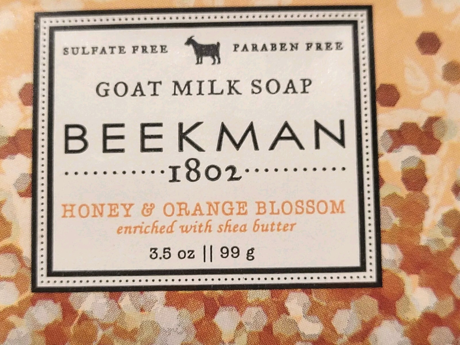 Beekman 1802 Honey & Orange Blossom Goat Milk Bar Soap 3.5oz & Lip Balm Set