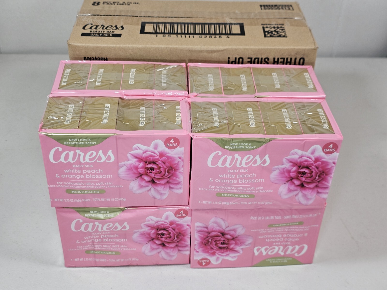 32 Pack Caress Silkening Beauty Bar, Daily Silk (3.75 oz, 32 ct.) Moisturizing