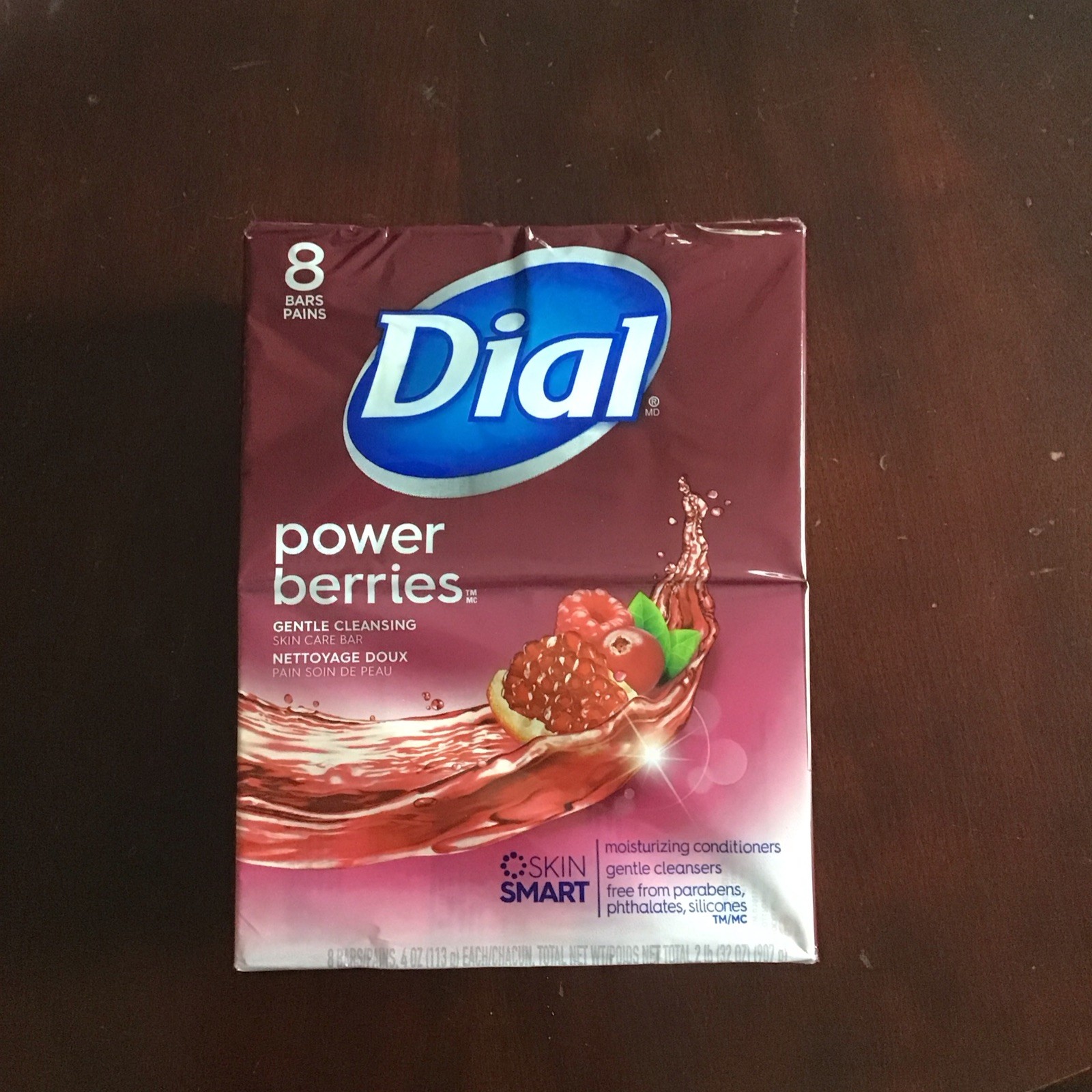 Dial Power Berries Bar Soap 4oz – Red (8 Pack) – SEALED