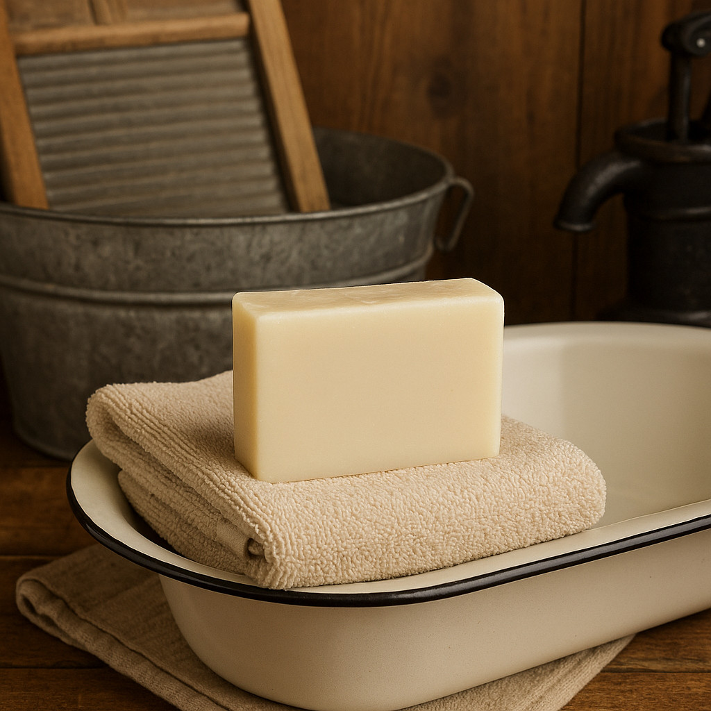 Handmade Old Fashioned Lye Soap w/Coconut Oil & More Natural & Organic