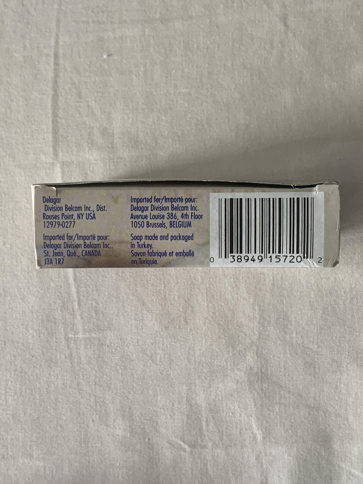 Vintage Seafarer Soap On A Rope 5 Oz Beige Disc Body Bar Regular Nautical Wheel