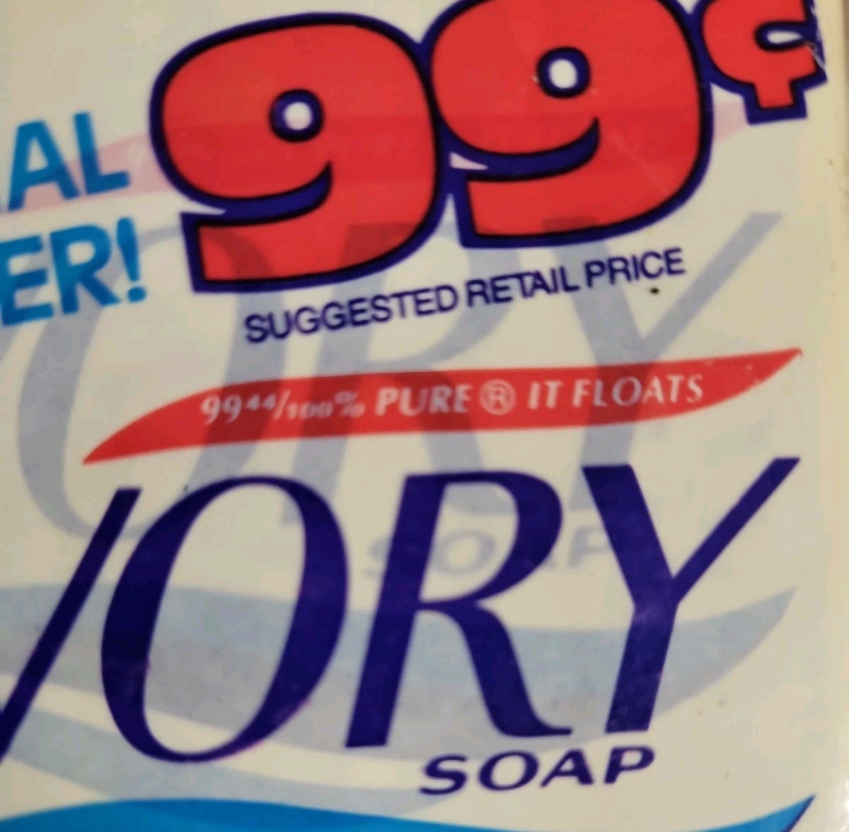3 Bar Pack Vintage Ivory Soap Bars Bath Size 4.5 oz Each 99.44 % Pure It Floats