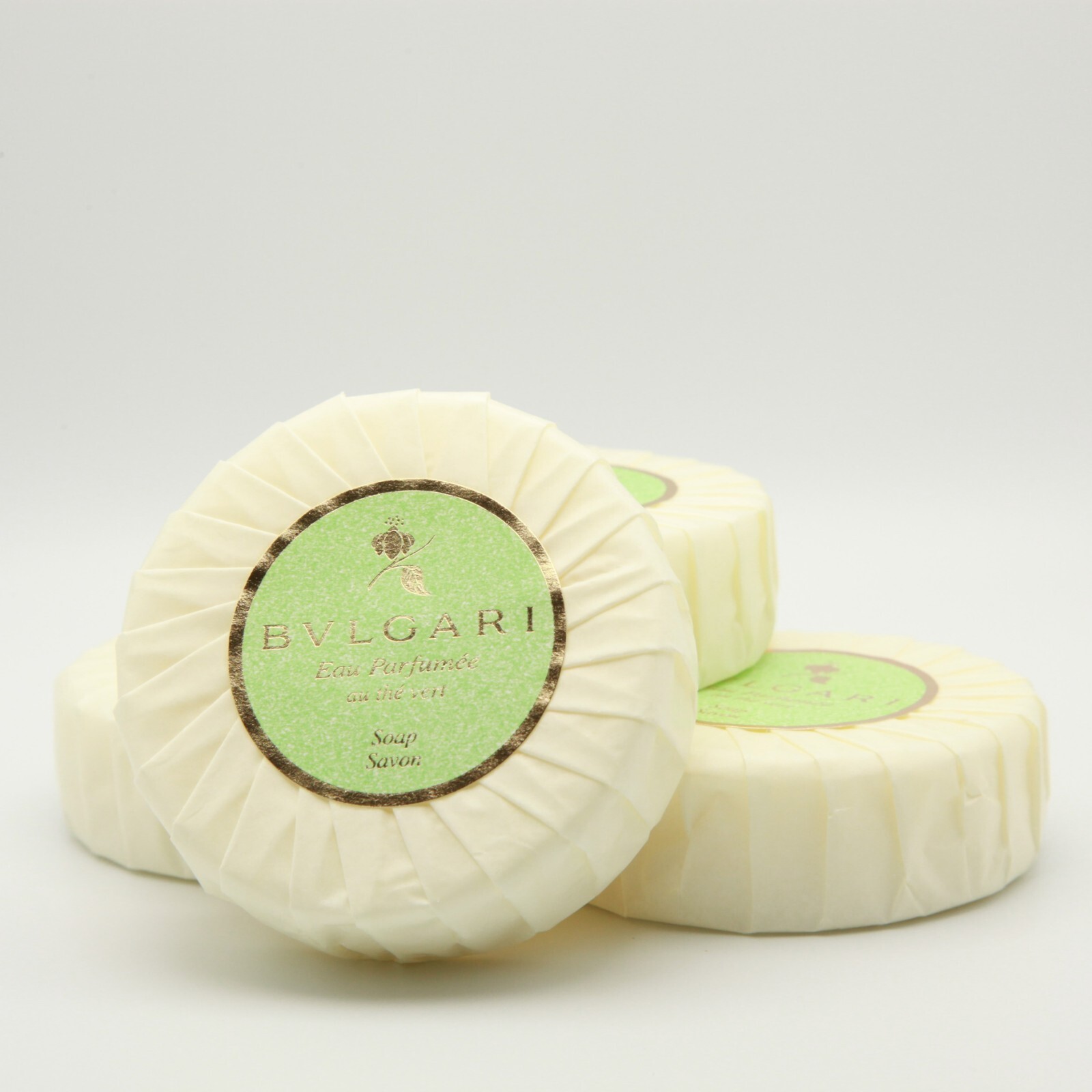BVLGARI au thé Vert ( Green Tea ) Soap – 1.7oz / 50g Pack Of 8 NEW