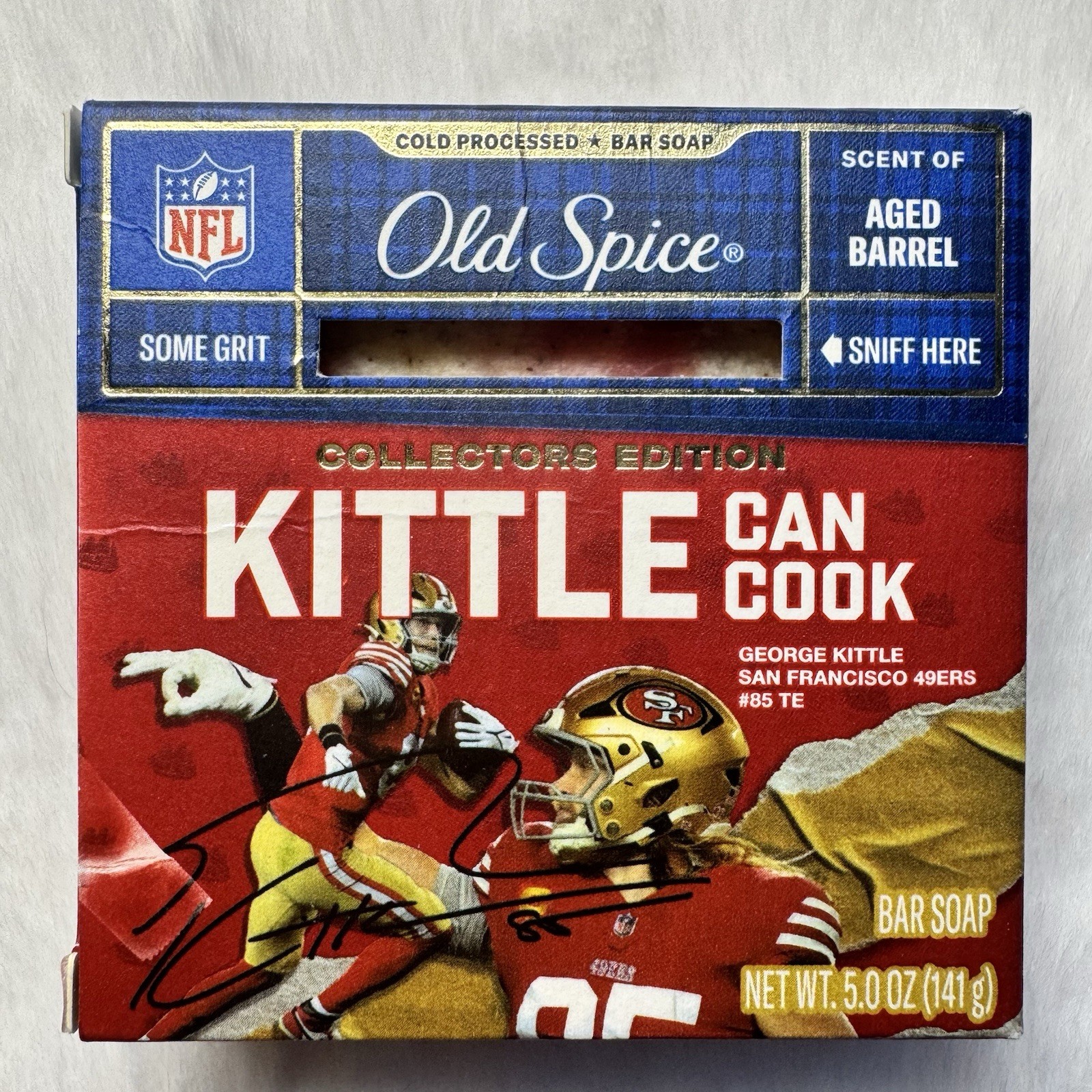 Old Spice Kittle Can Cook Bar Soap Aged Barrel Collectors Edition 5 oz New