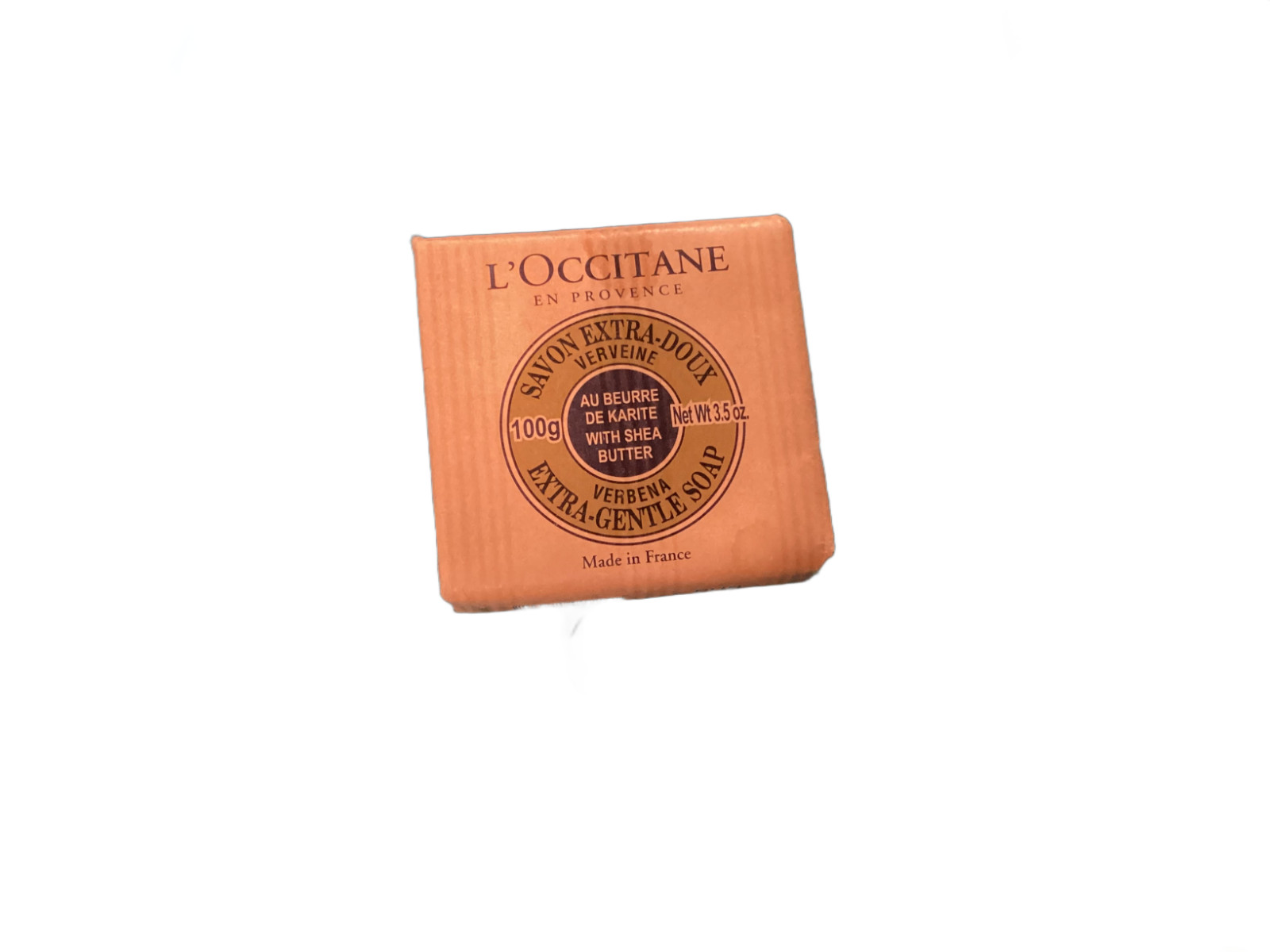 L’Occitane En Provence Verbena Shea Butter Extra Gentle Soap 100g New Unopened