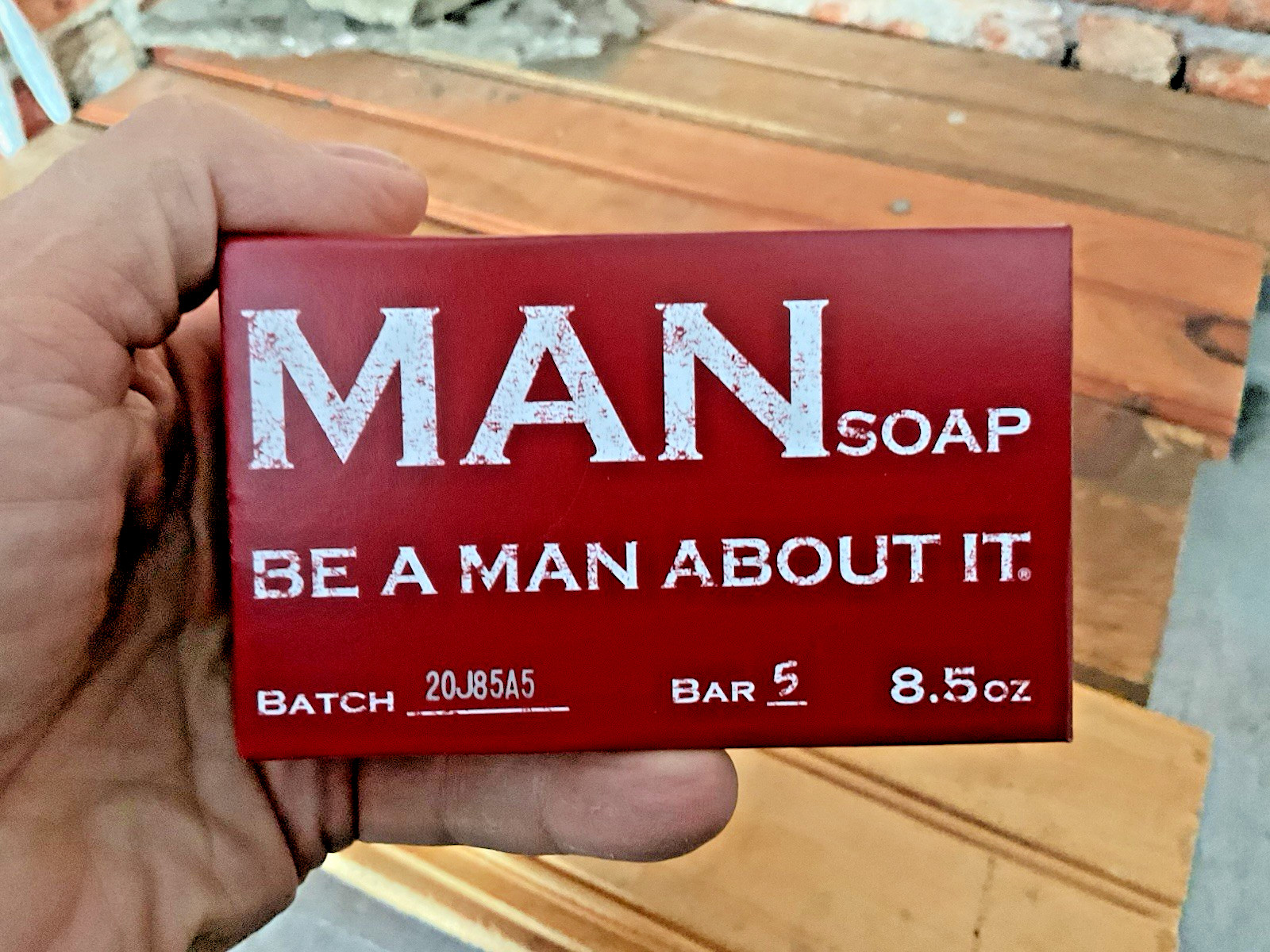 Small Batch “Rich Mahogany” Handcrafted “Be a Man About it” Soap…Ships Free!