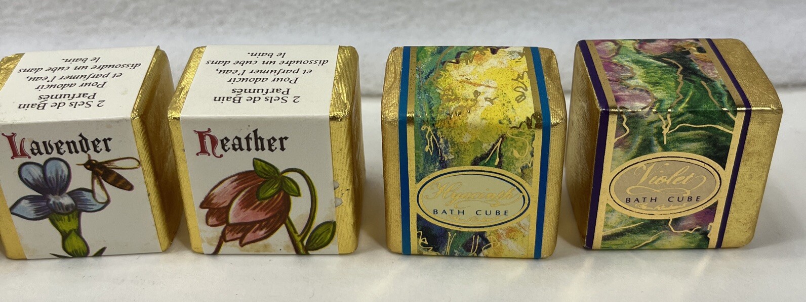 Lot Of 7 Crabtree & Evelyn + Ben Rickert Lot Of 7 Bath Cubes 1.5 Oz Each