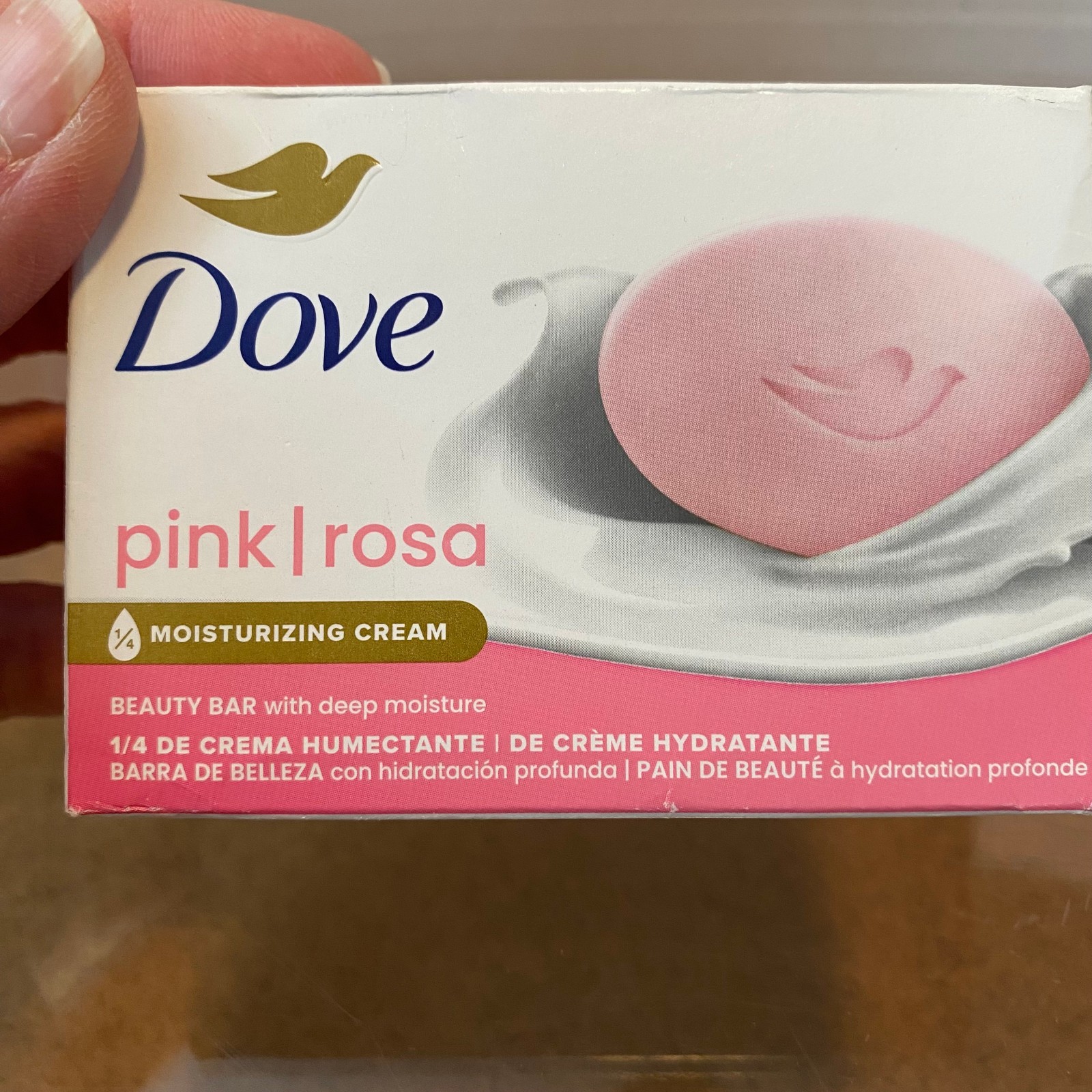 Dove Pink Beauty Bar Soap (PinkRosa), 3.75 oz Each, 2-Pack (Moisturizing) NEW