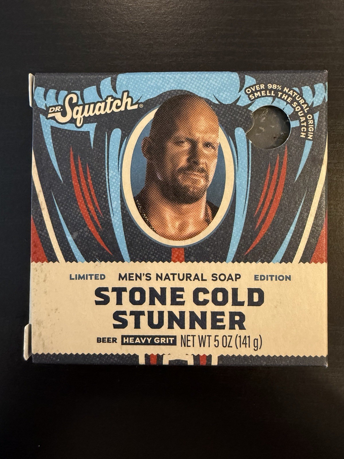 Dr. Squatch Men’s Natural Soap – Stone Cold Stunner, 5 oz